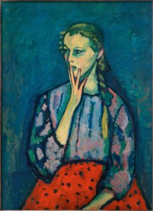 Egy lány portréja, 1909 alkotó: Alexej von Jawlensky