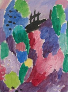 Roter Road, St. Prex. 1915 alkotó: Alexej von Jawlensky