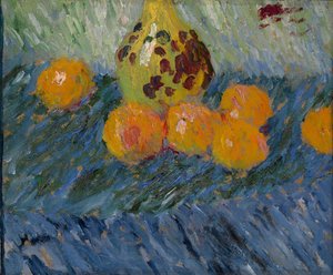 Csendélet narancsokkal alkotó: Alexej von Jawlensky