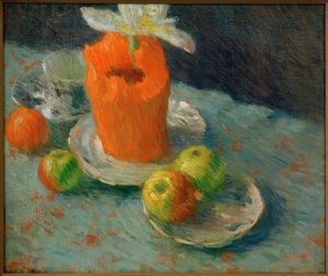 Csendélet és kék alkotó: Alexej von Jawlensky