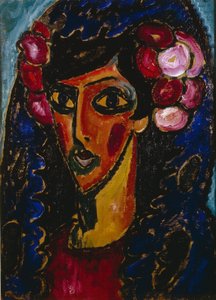 A kék mantilla alkotó: Alexej von Jawlensky