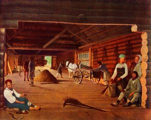 Frailing the Grain, c1821, 1965.
