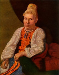 Obrazcov, a rshevi kereskedő feleségének portréja, 1830-as évek, 1965.