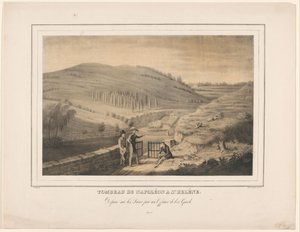 Graf van Napoleon, Sint-Helena Napóleon sírja a Ste. Helena (cím a tárgyon) alkotó: Alexis Bafcop