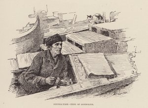 Vacsoraidő, Gondolier típusa (metszet) alkotó: Alezzandro Zezzos