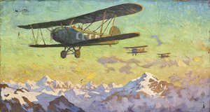 A Kaukázus-hegység átrepülése alkotó: Alfons Konstantinovich Zhaba
