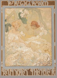 német játszóház. Színházi program, 1908.