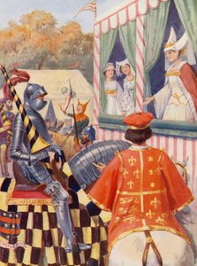 Merrie England: A szépség királynője (színes litográfia)