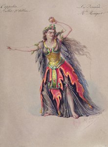 Leo Delibes (1836-91) jelmeztervei a viszályhoz a Coppelia balettben