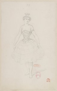 Halévy - A varázsló - jelmezmodellek Alfred Albert - 28 (Sakkjáték, torony)