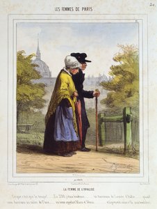 The Woman of Invalids, A párizsi nők, 1841-42 alkotó: Alfred Andre Geniole