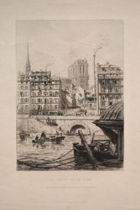 Régi Párizs: Notre Dame alkotó: Alfred Brunet Debaines