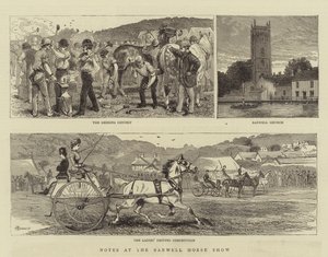 Jegyzetek a Banwell Horse Show-ról alkotó: Alfred Chantrey Corbould
