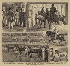 A Metropolitan Horse-Show alkotó: Alfred Chantrey Corbould