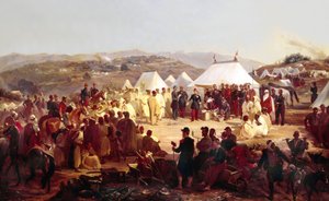 Algéria meghódítása: a kabiliai Beni Raten törzs átadása Randon francia marsallnak (1795-1871) 1854-ben