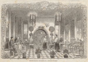 Szalon egy kínai nemes házában alkotó: Alfred Crowquill