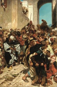 Marokkói foglyok (olaj, vászon)
