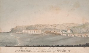 A kolostor és Candelaria városának egy része Tenerife déli oldalán alkotó: Alfred Diston
