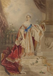 Viktória angol királynő Viktória angol királynő alkotó: Alfred Edward Chalon