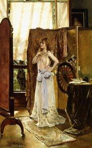 Próba, 1888 alkotó: Alfred Emile Stevens