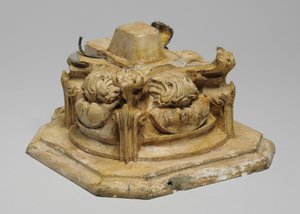 A Sam Wilson Chimneypiece 9 makette egyike, 1908-1914 körül (gipsz és sellak) alkotó: Alfred Gilbert