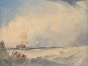 Szállítási jelenet Dunkerque kikötőjében alkotó: Alfred Gomersal Vickers