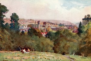 Bristol, a Clifton Obszervatóriumból (színes litho) alkotó: Alfred Heaton Cooper