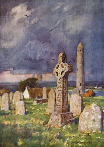 Clonmacnoise, Roscommon megye alkotó: Alfred Heaton Cooper
