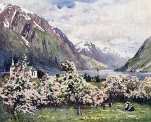 Oode, Hardanger-fjord alkotó: Alfred Heaton Cooper