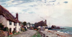 Porlock-gát (színes litó) alkotó: Alfred Heaton Cooper