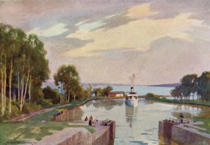 Sjotorp zsilipek, Gota csatorna alkotó: Alfred Heaton Cooper