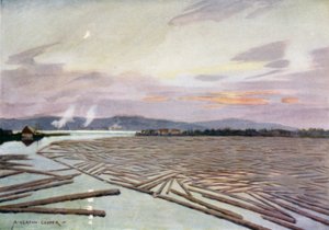 Fa az Angerman folyón, Harnosand