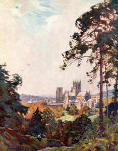 Wells-székesegyház, a Torból (színes litó) alkotó: Alfred Heaton Cooper