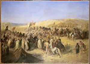 III. Napóleon (1808-73) Algériában, 1865. május 21