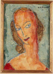 Fej, 1926 alkotó: Alfred Henry Maurer