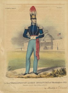 Washington City Washington könnyűgyalogságához alkotó: Alfred Hoffy