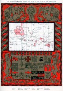 A tengeren túli brit uradalmak a koronázás időpontjában, 1902