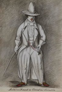 Antoine Ravel Chevalier Grinaldo szerepében alkotó: Alfred Jacob Miller