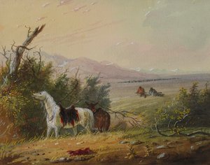 Közeledünk Buffalo felé alkotó: Alfred Jacob Miller