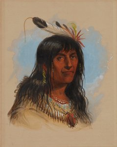 „Big Bowl” (egy crow főnök) alkotó: Alfred Jacob Miller