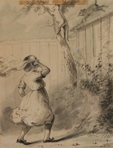 Carrie és a macskák alkotó: Alfred Jacob Miller