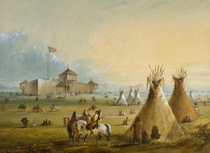 Fort Laramie alkotó: Alfred Jacob Miller