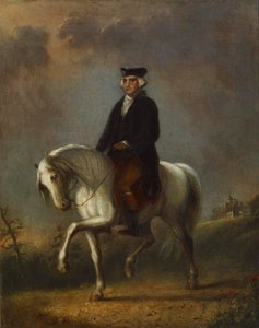 George Washington Mount Vernonban alkotó: Alfred Jacob Miller