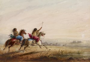 Indián lányok: verseny alkotó: Alfred Jacob Miller