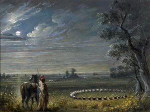 Gyógyító körök alkotó: Alfred Jacob Miller