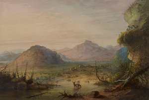 Sziklaalakzatok alkotó: Alfred Jacob Miller