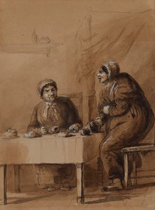 Sairey Gamp és Betsy Prig alkotó: Alfred Jacob Miller