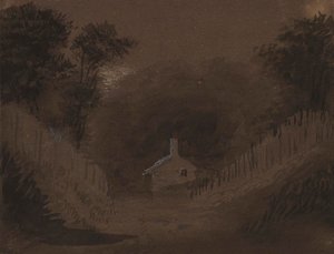 Kis ház a fák között alkotó: Alfred Jacob Miller