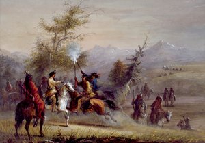 Az üdvözlés alkotó: Alfred Jacob Miller