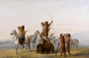 Diadalordítás alkotó: Alfred Jacob Miller